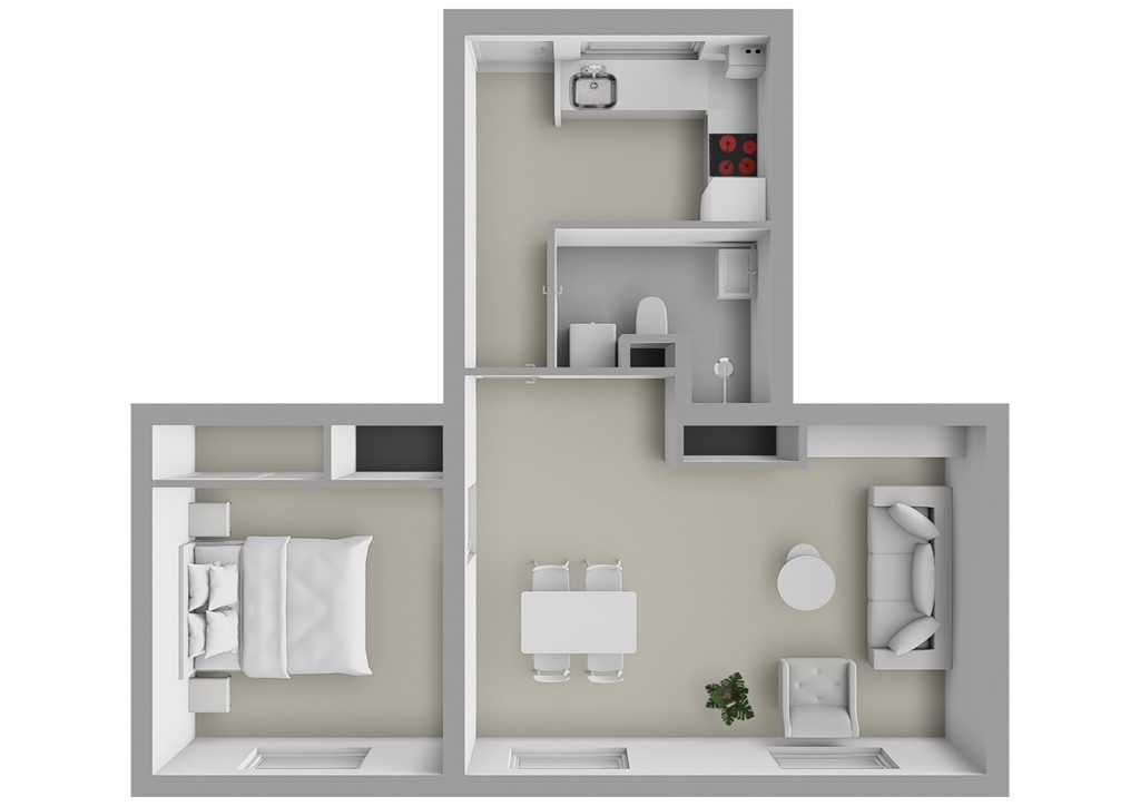 mediumsize floorplan